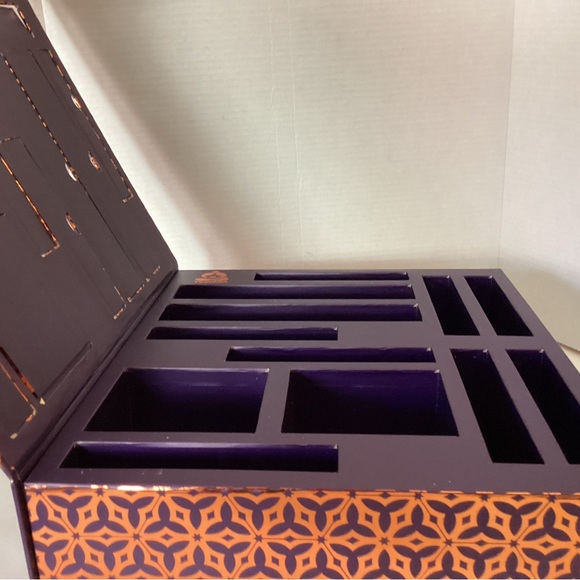 Teavana 12 Days Holiday Gift Advent Calendar Empty Box  Purple Gold Size Large - Picture 6 of 12